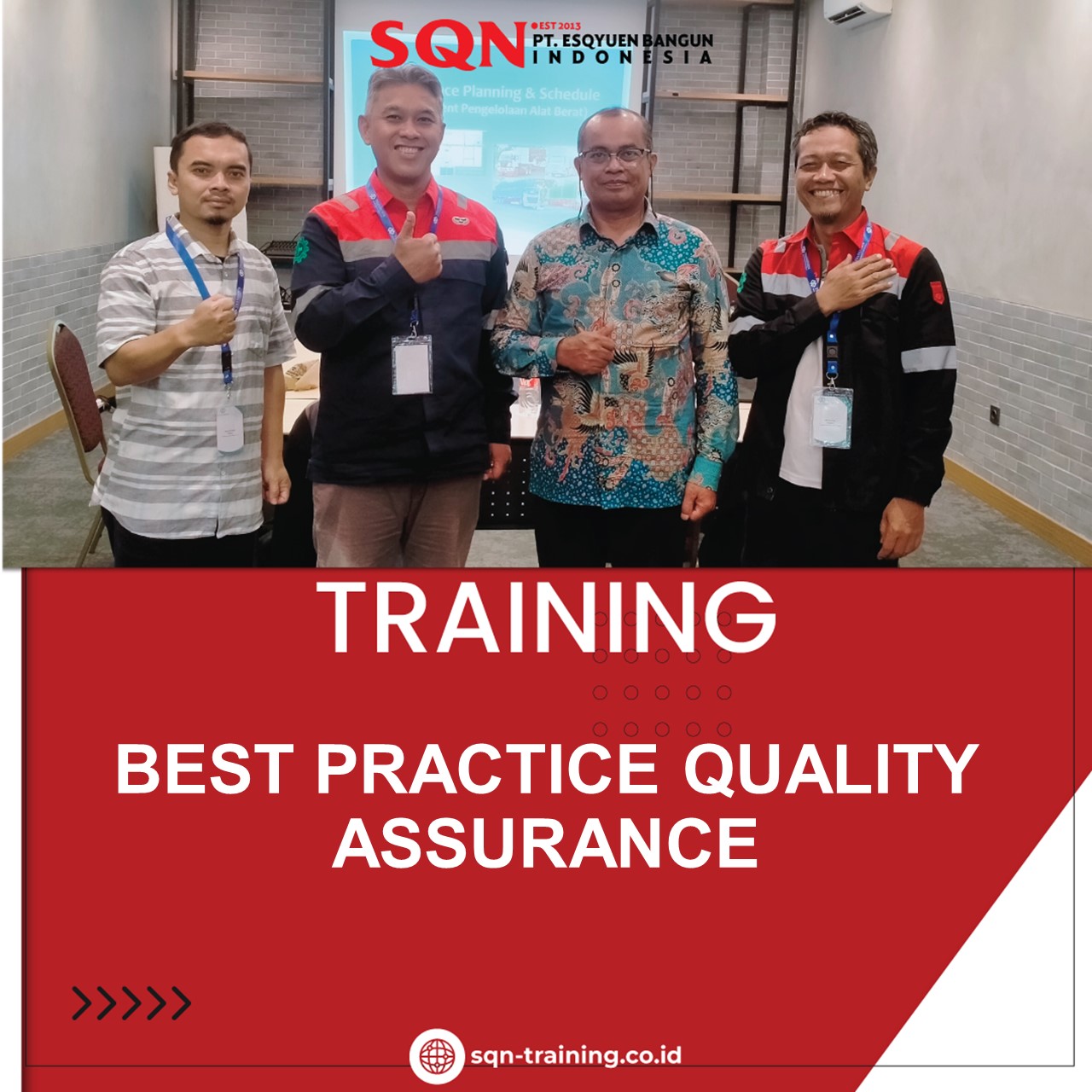 TRAINING BEST PRACTICE QUALITY ASSURANCE