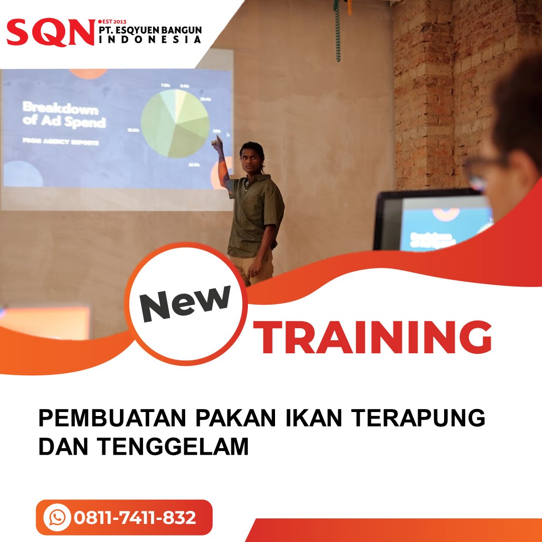 TRAINING PEMBUATAN PAKAN IKAN TERAPUNG DAN TENGGELAM