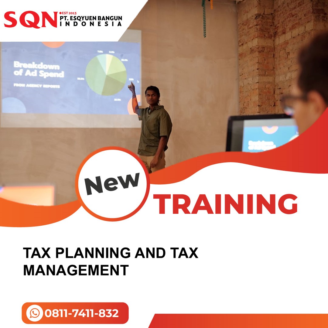 TRAINING TAX PLANNING AND TAX MANAGEMENT