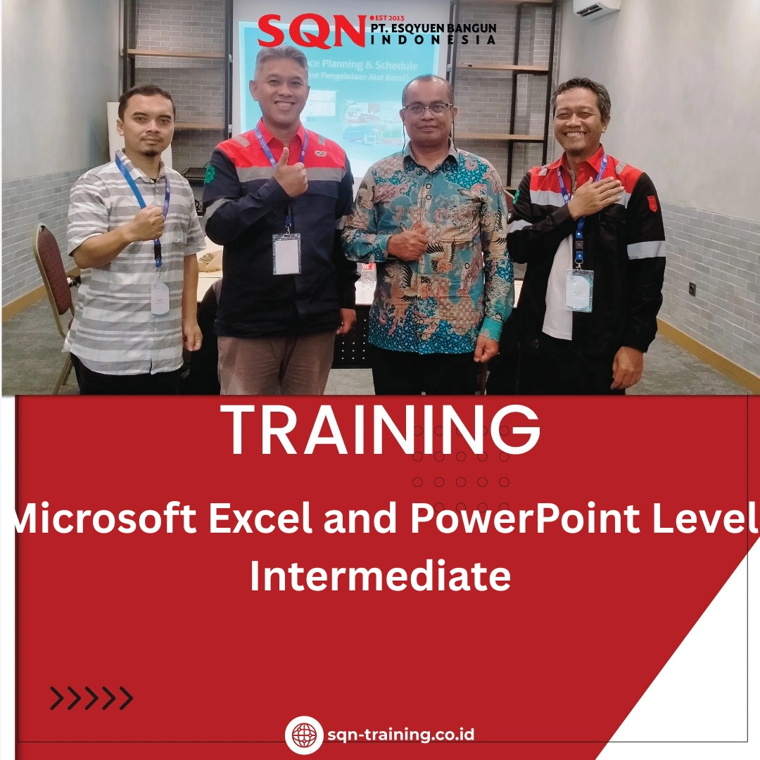 TRAINING MICROSOFT EXCEL AND POWERPOINT LEVEL INTERMEDIATE