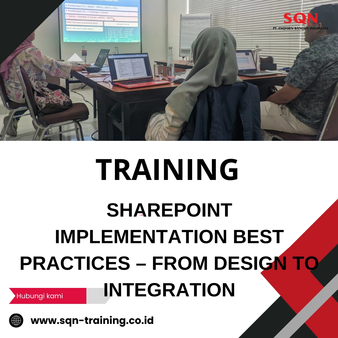 TRAINING SHAREPOINT IMPLEMENTATION BEST PRACTICES – FROM DESIGN TO INTEGRATION
