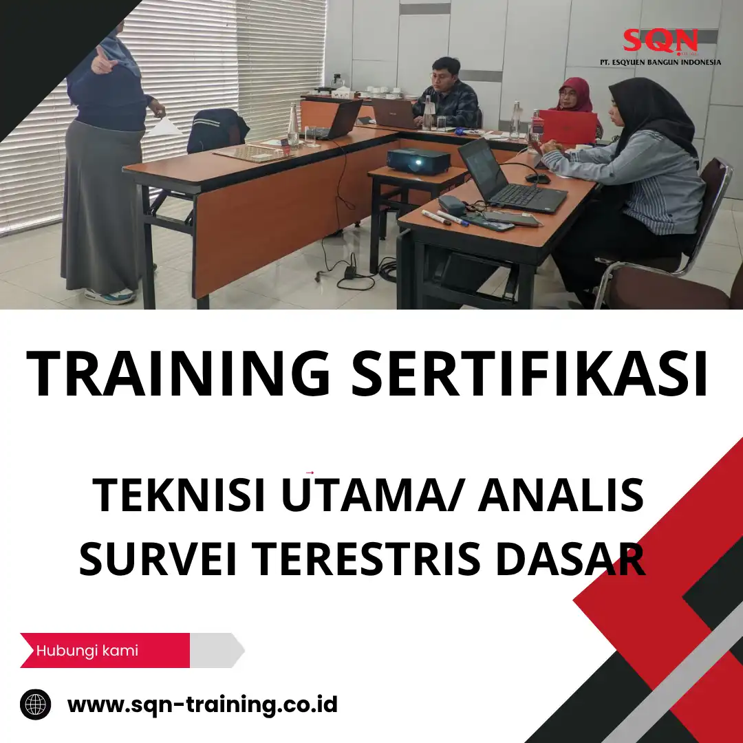 sertifikasi penggunaan total station