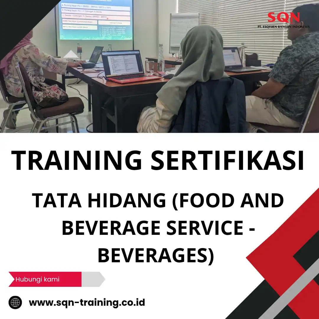 sertifikasi waiter waitress hotel